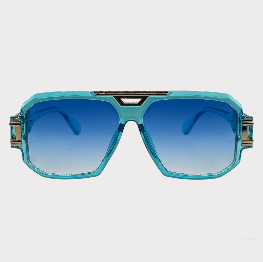 Frosted Future streetwear sunglasses front view