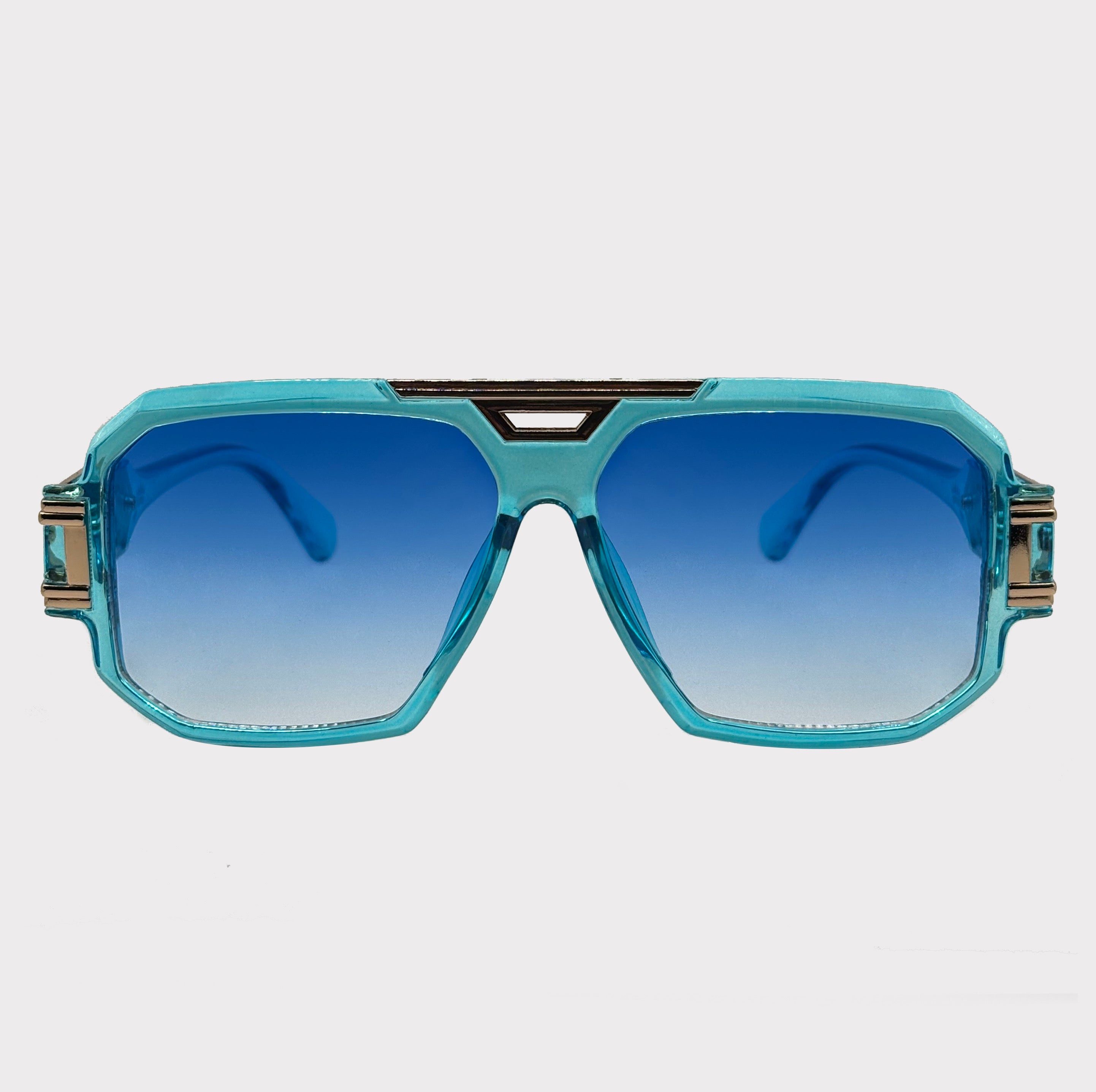 Frosted Future streetwear sunglasses front view