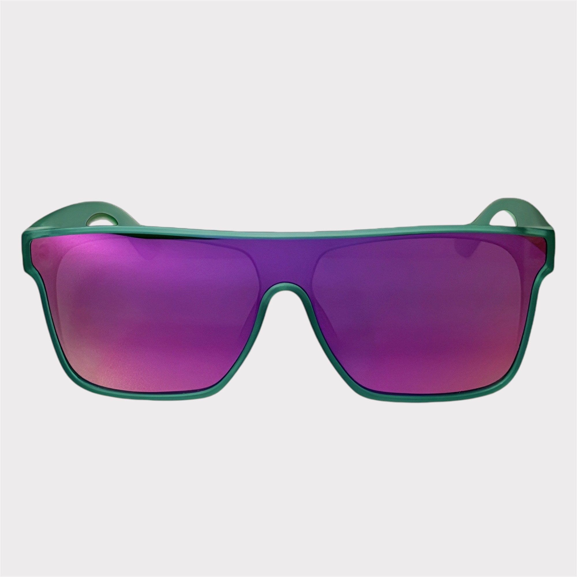 Neon Blossom streetwear sunglasses front view